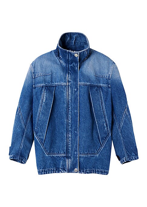 Denim Luxe Oversized Jacket