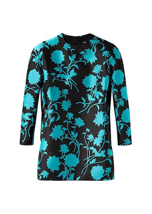 Floral Bubble Back Mini Dress