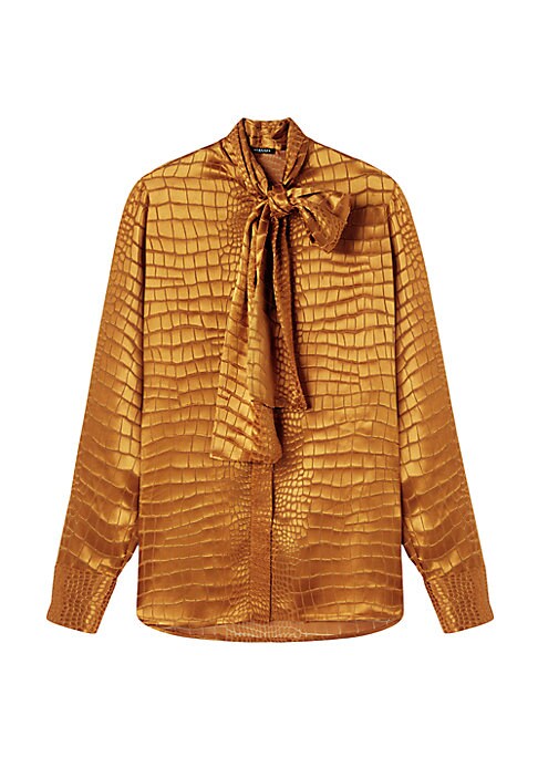 Exotic Silk-Blend Top