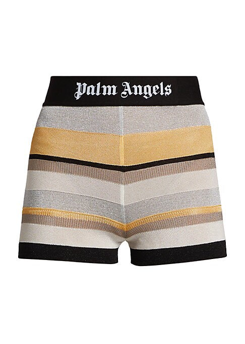 Chic Striped Lounge Shorts