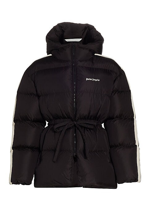 Quilted Hooded Down Coat