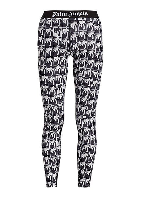 Palm Print Ankle Leggings