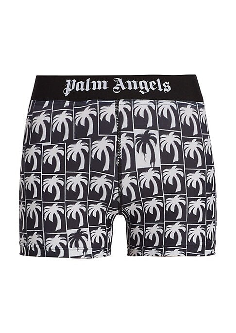 Checkered Stretch Shorts