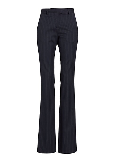 Chic Striped Slim Trousers