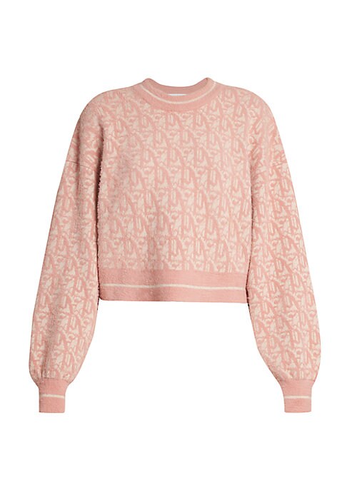 Chic Jacquard Crop Sweater