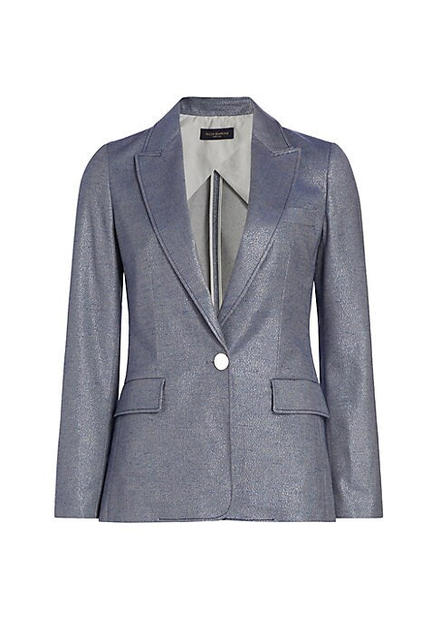Lustrous Twill Blazer