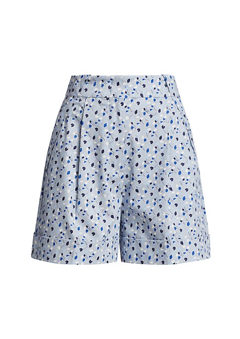 Blooming High-Waisted Shorts