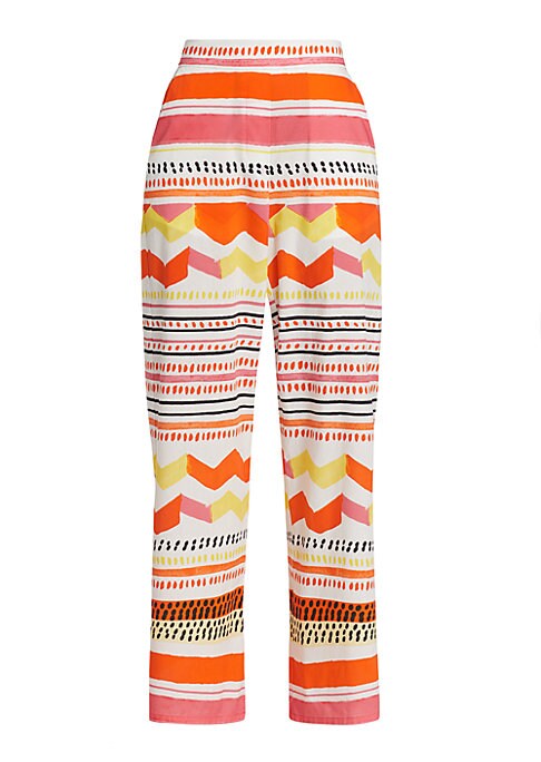 Vibrant Cotton Poplin Pants