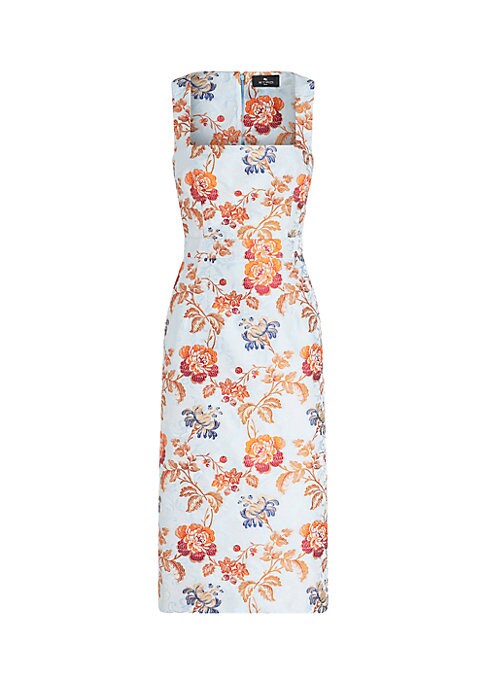 Charming Floral Sheath Dress