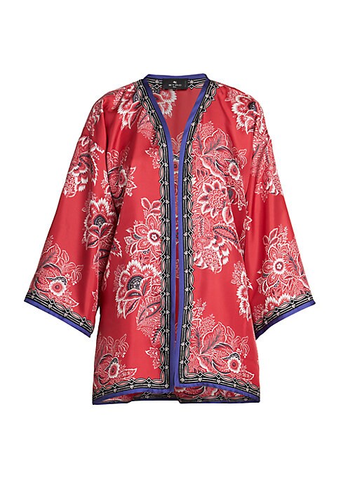 Floral Silk Kimono