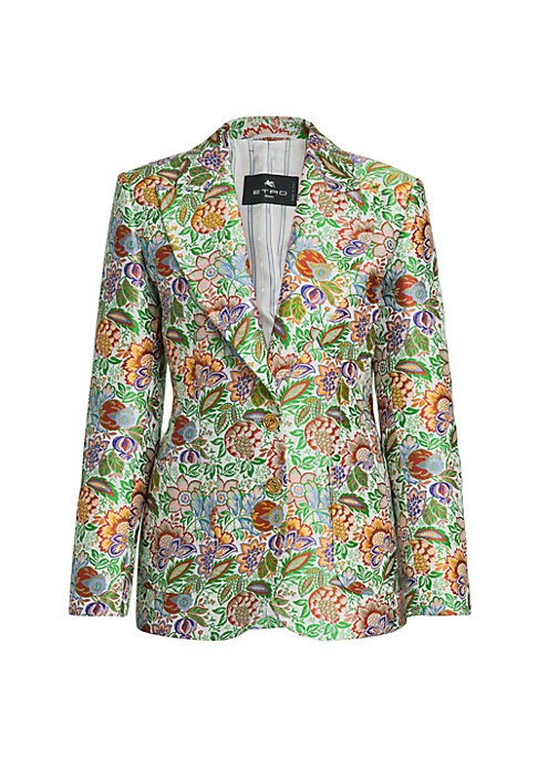 Floral Elegance Blazer