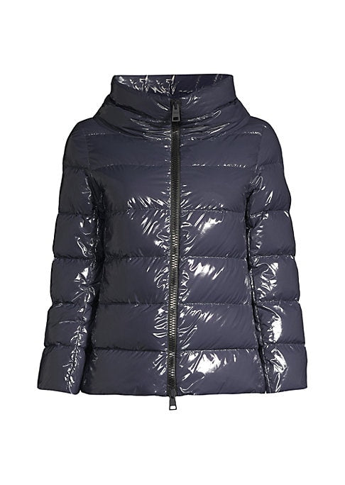 Glossy Puffer Jacket