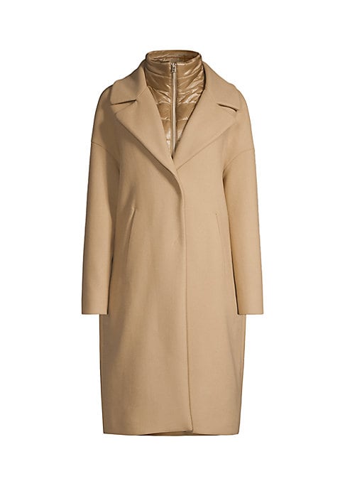 Cozy Quilted Wool Coat