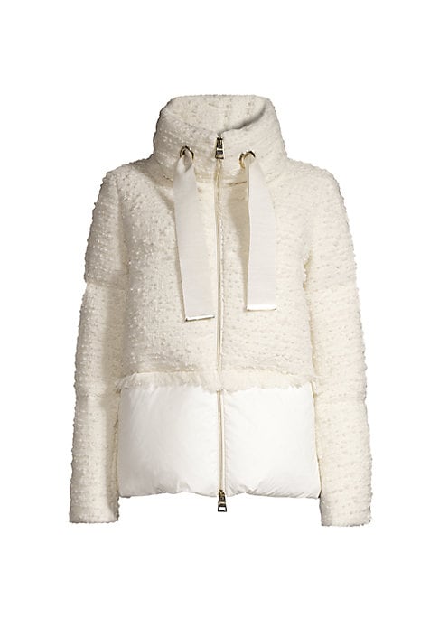 Chic Down-Padded Bomber