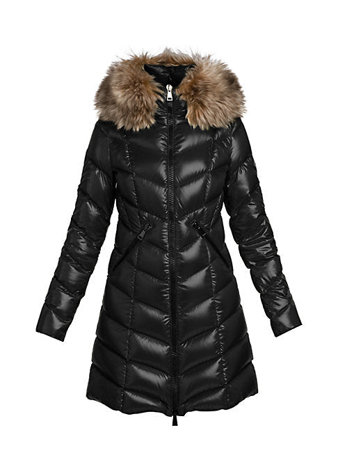 Faux-Fur Quilted Jacket