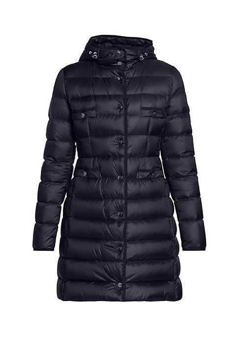 Quilted Detachable Hood Coat