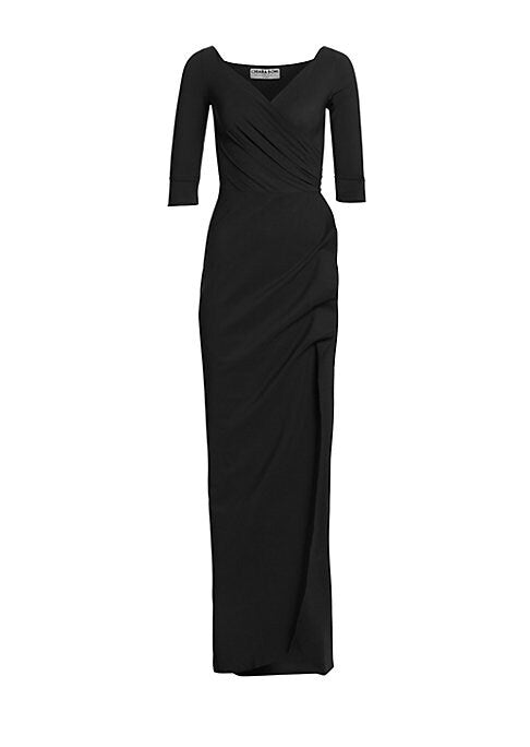 Elegant Wrap Gown