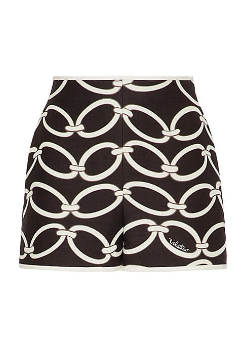 Vivid Vintage Print Shorts