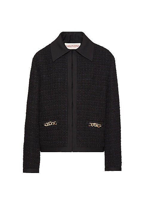 Chic Chain Detail Jacket