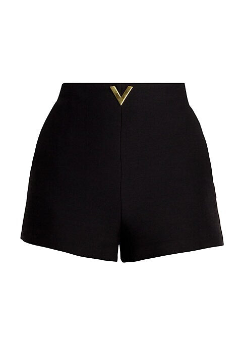 Chic Gold Waist Shorts