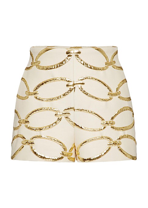 Chic Brocade Shorts