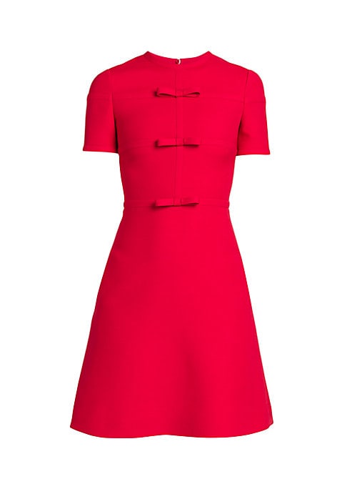 Bow-Detail A-Line Dress