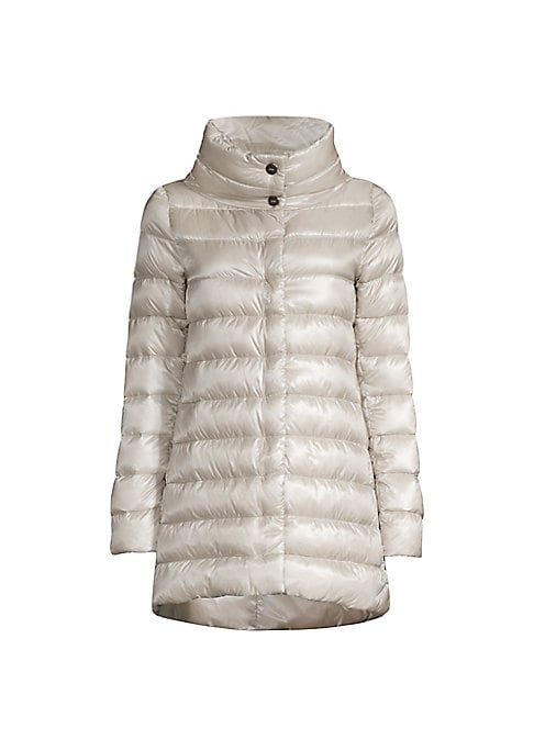 Chic Quilted Down Jacket