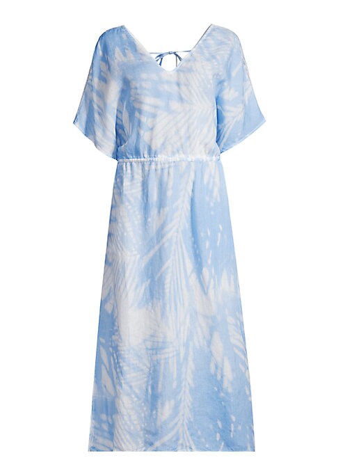 Floral Tie-Up Maxi Dress