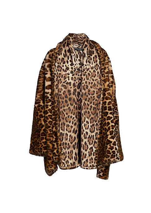 Exotic Luxe Faux Coat