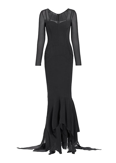 Elegant Silk Evening Gown