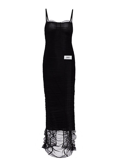 Sheer Ruched Elegance Dress