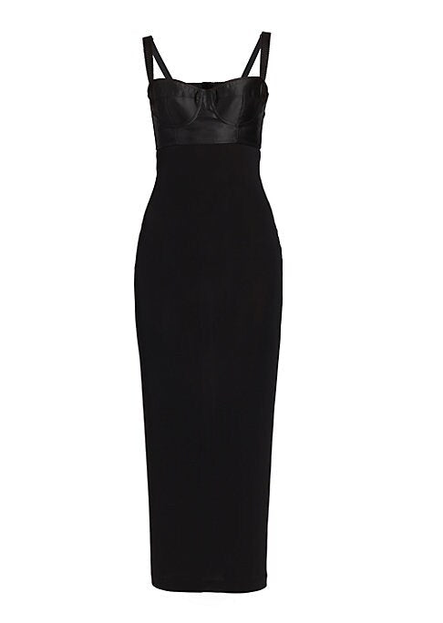 Vintage Elegance Midi-Dress