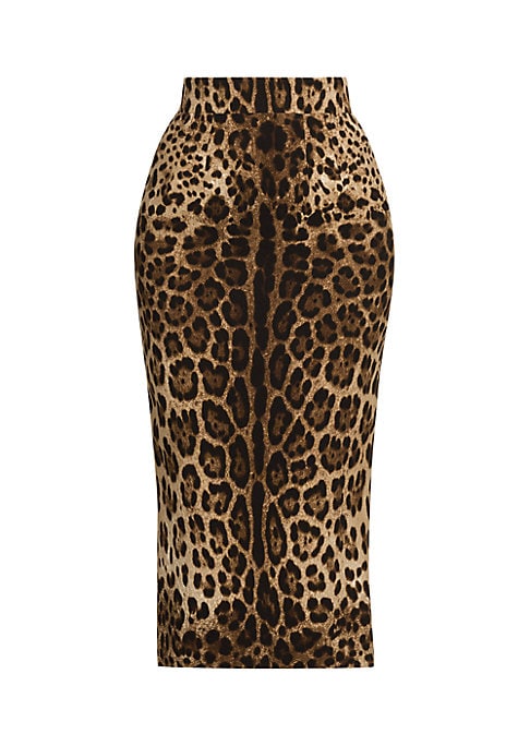 Leopard Luxe Midi Skirt