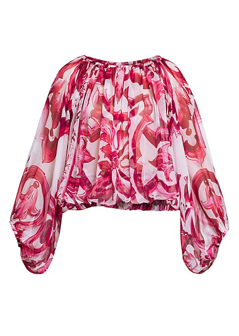 Vibrant Silk Blouse