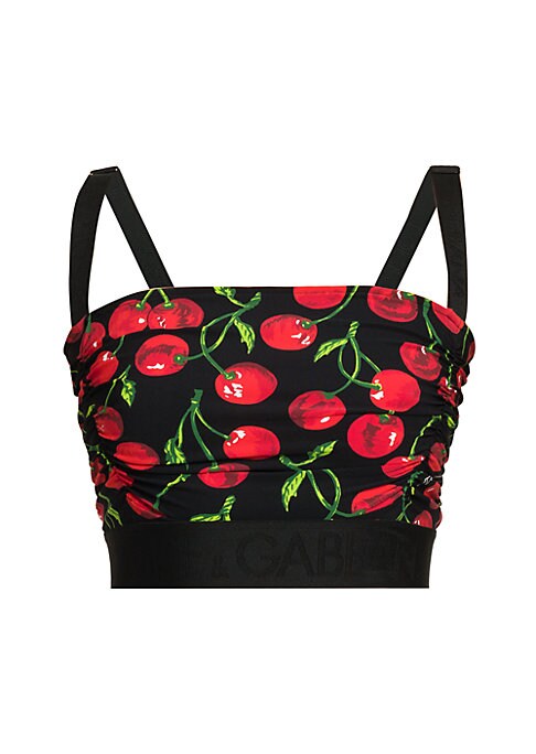 Cherry Art Crop Top