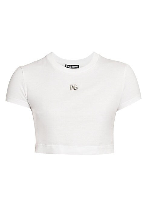 Logo Luxe Crop Tee