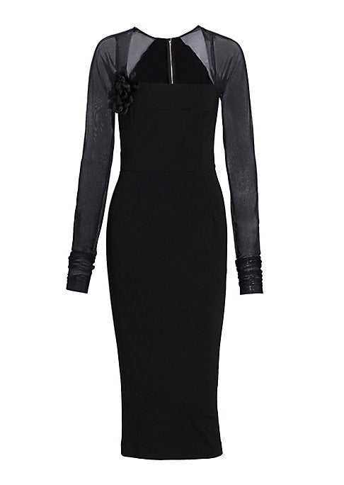 Charming Sheath Midi-Dress