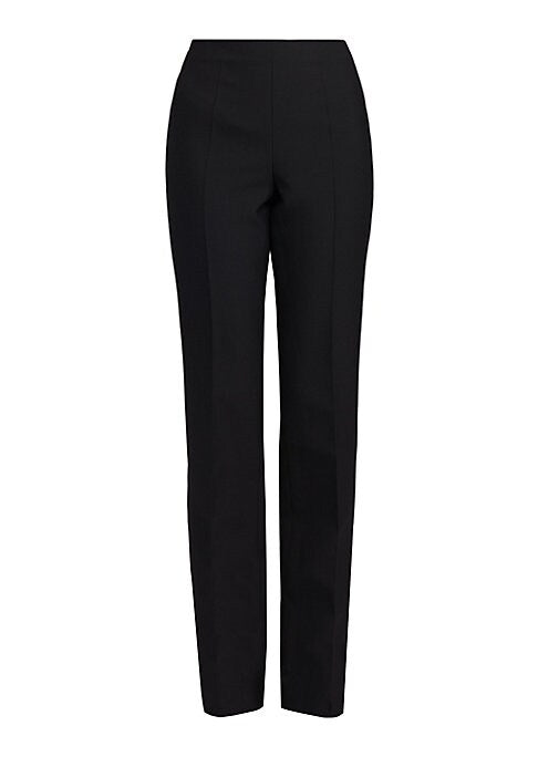 Chic High-Waist Wool Pants