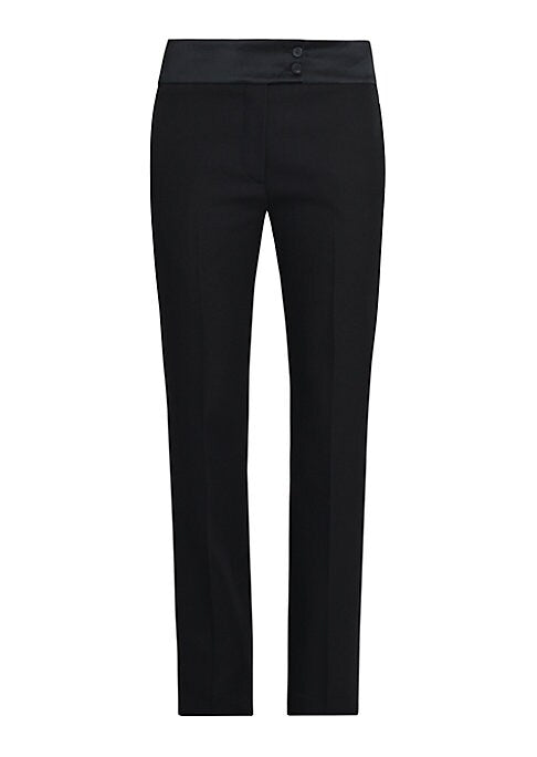 Silk-Lined Wool Trousers