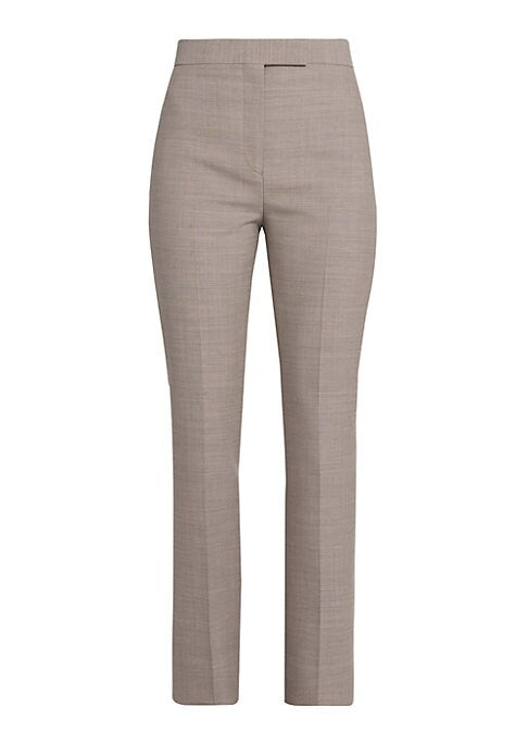 Heathered Wool Trousers