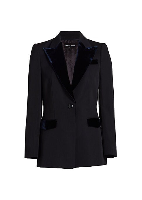 Velvet Luxe Tuxedo Jacket