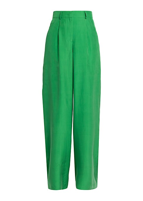 Silk Luxe Wide-Leg Pants
