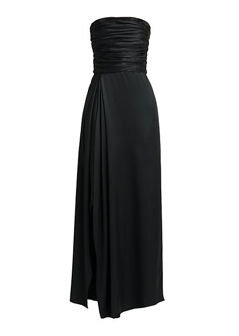 Lustrous Silk Evening Dress