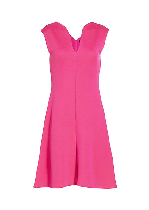 Chic V-Neck Flare Dress