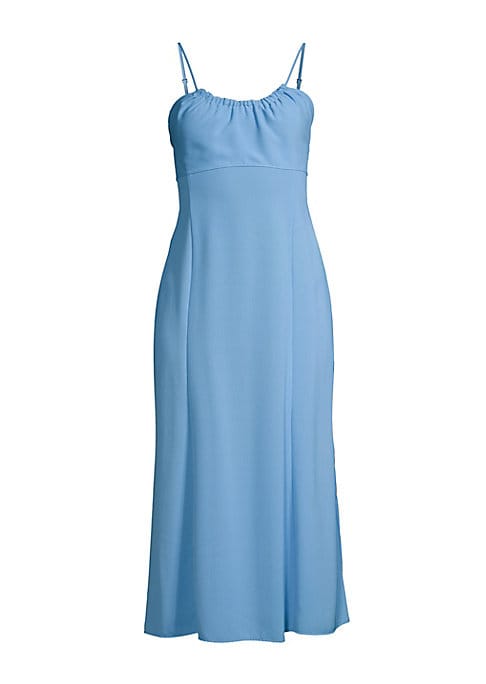 Chic Tie-Back Midi Dress