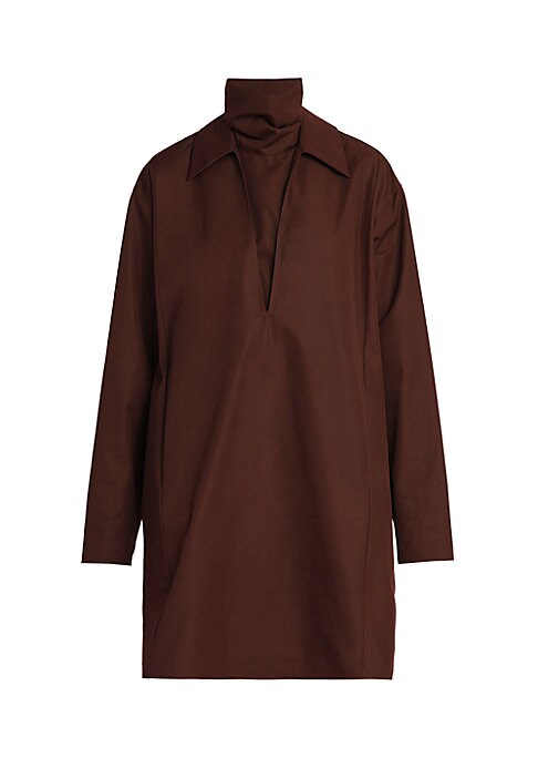 V-Neck Cotton Dress