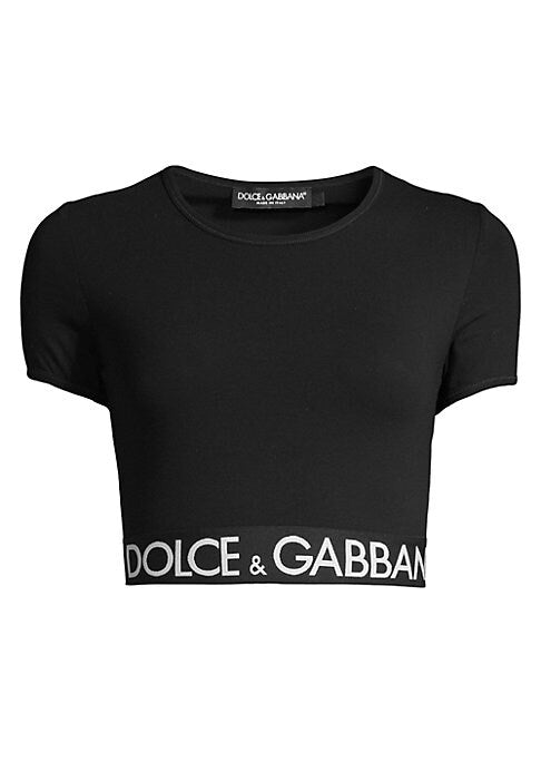 Logo Hem Crop Tee