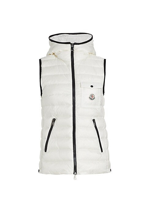 Sporty Quilted Hooded Vest