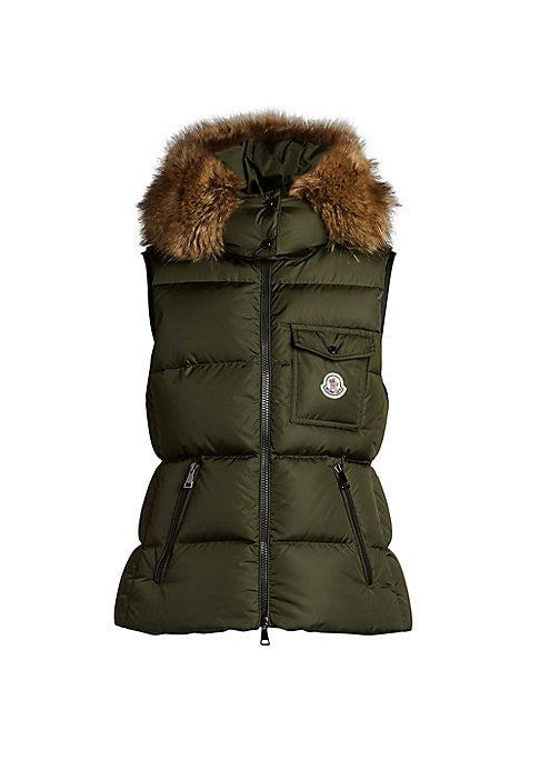 Faux-Fur Puffer Vest