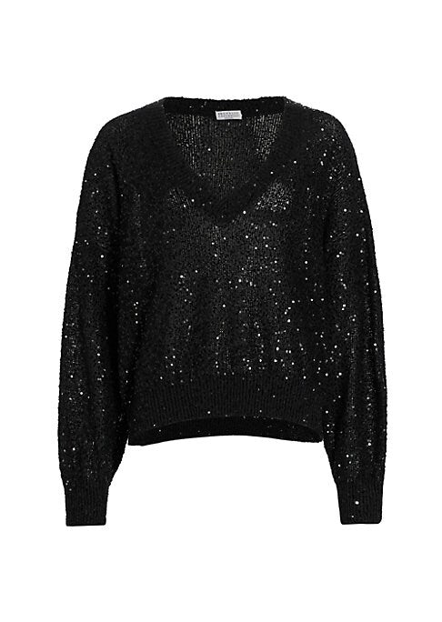 Shimmering Luxe Knit Sweater